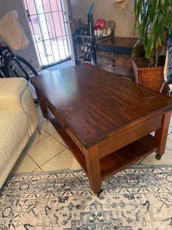Coffee table real wood