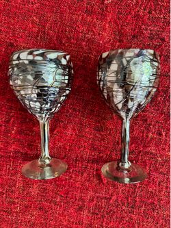 Hand Blown Textured Glasses