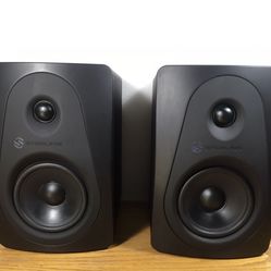 Sterling Mx5 Pair Studio Monitor Speakers Bi-Amplified 5” Speakers