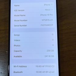 15 Pro 256 Gb Unlock 