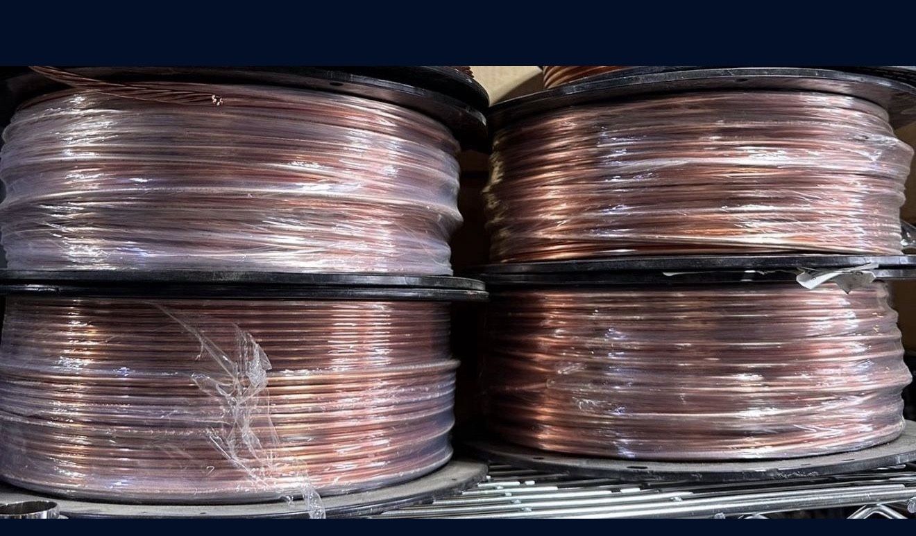 Bare Solid # 4 Copper Grounding Wire / Cable Solido Para Tierra #4