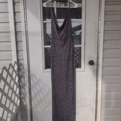 Goodtime USA sparkling black open back dress size Medium