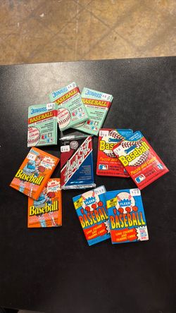 Vintage sealed sports cards