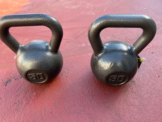 50.lbs x 2 kettlebell set NEW