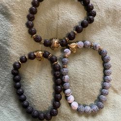 Lava Stone Bracelets 