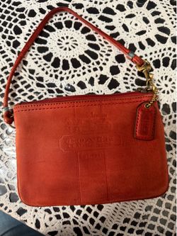 Vintage coach wristlet
