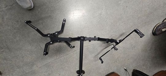 Double monitor arm