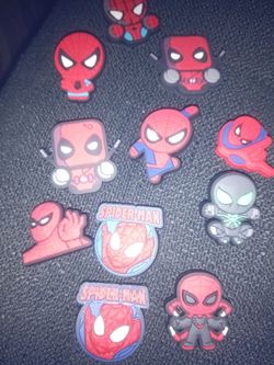 SpiderMan Jibbitz Charms for Crocs Shoes