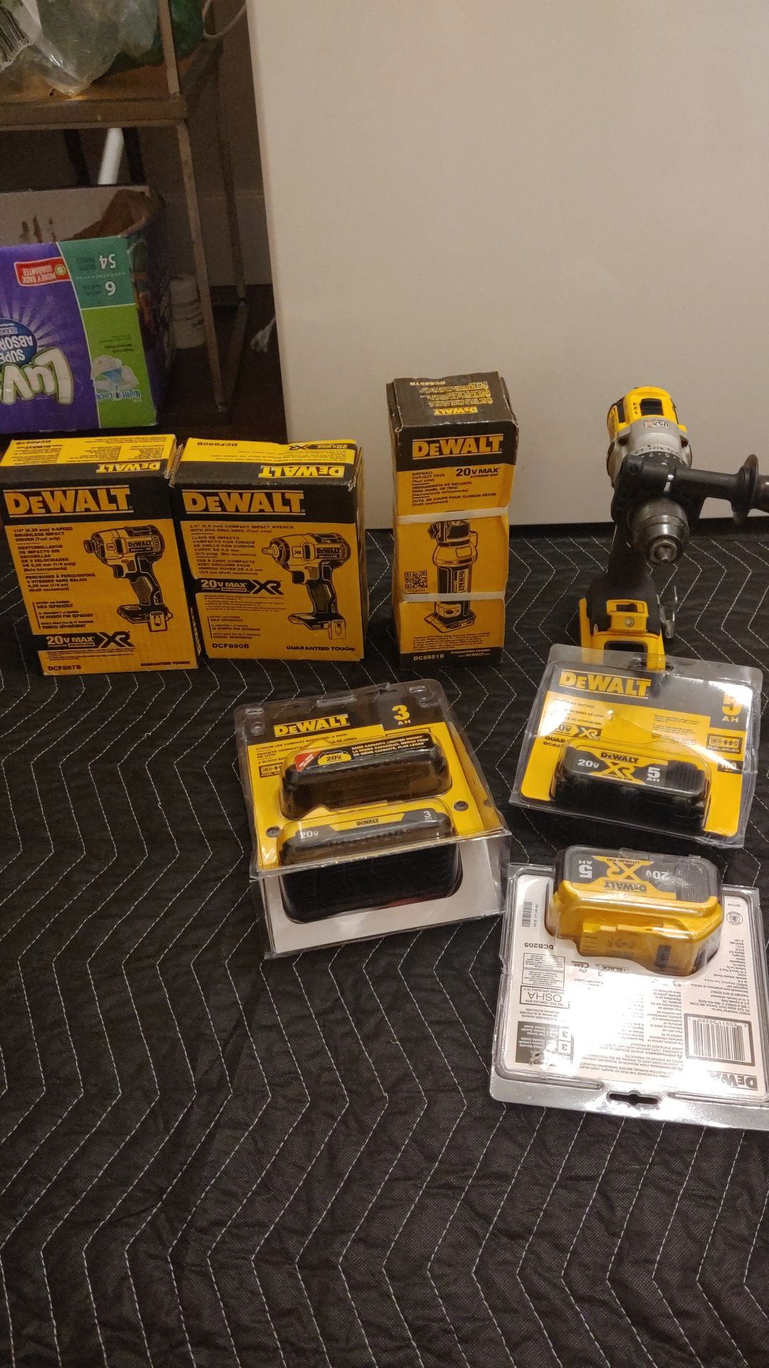 DeWalt XR brushless. (Bare tools). Price firm. See discription