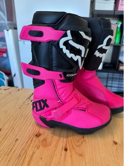 Pink Fox dirt bike boots