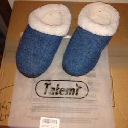 Tatemi Women's Memory Foam House Slippers 