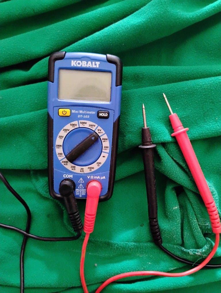 Kobalt Multimeter DT-103 Need Battery