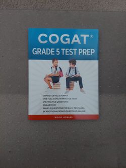 Cogat Grade 5 Test Prep