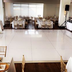 White Vinyl Dance Floor