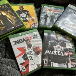 Lot Of 6 Xbox Games 