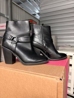 Women’s Black Ankle Boots – Size 9