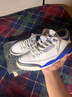 Jordan 3 racer blue size 9
