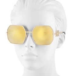 Versace Sunglasses Gold Mirrored VE2248 