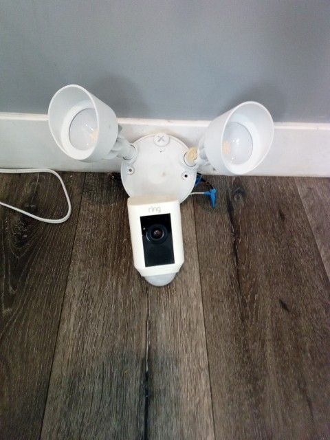 Ring Camera And Sensor Light 