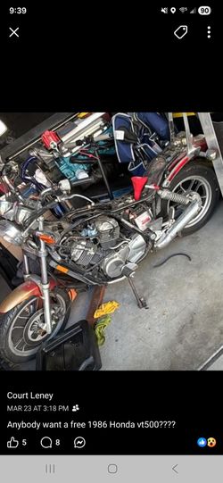1986 honda shadow vt500c