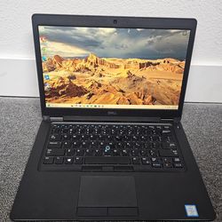 Fast Dell Latitude Business Class Laptop 14" Intel i5 with 12GB Ram 256GB SSD WiFi Camera Backlit Keyboard HDMI USB C Windows 11 Pro