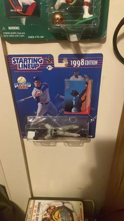 Action figures made by starting lineup and also an action figure of Joe DiMaggio Cooperstown collection 1 and I’ll update and let you know wha