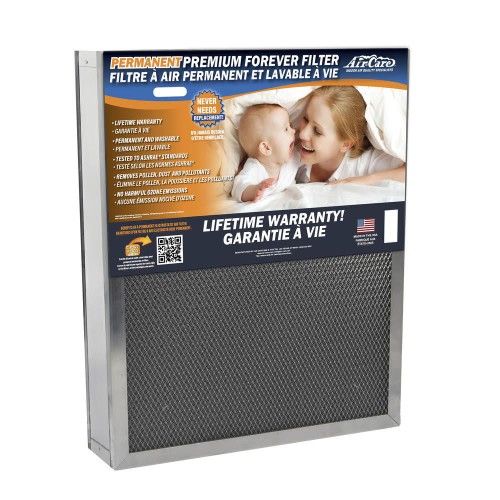 Air-Care 20" x 25" x 5" Merv 8 Electrostatic Washable Air Filter