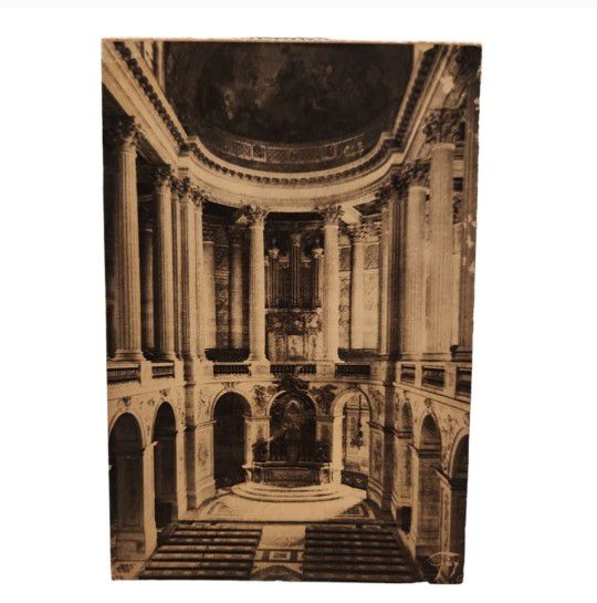 Vintage Versailles La Chapelle Kapelle Postcard