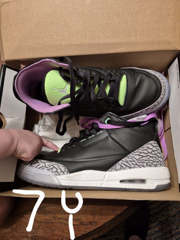 Air Jordan 3 Retro GS 'Electric Green'