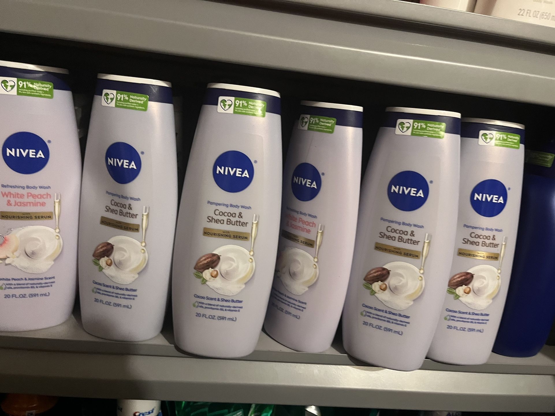 Nivea Body Wash Bundle 6 Bottles For $24
