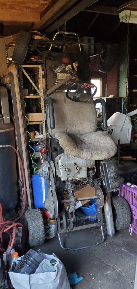 Go Kart with A Snowmobile Engine Extreme Power One And Only