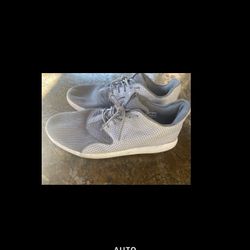 Nike Air Jordan Horizon Precision Fly Knit Mens Shoes Sneakers 13 Gray White EUC