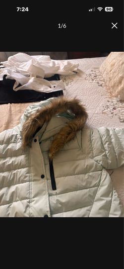 Women’s Puffer Jacket, light blue XL kids size M-L in women’s