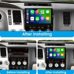 Toyota Tundra Sequia 10.1" Wireless Carplay Android Auto