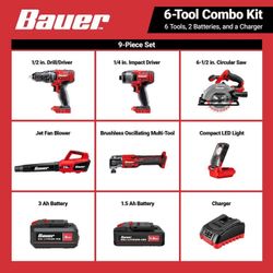 Bauer 6 Piece Tool Set 