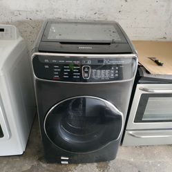 rare Samsung Platinum flex washer to washing machines in one works perfect with warranty