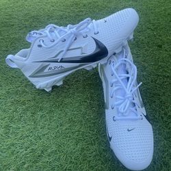 Nike Alpha Menace 4 Varsity Molded Football WHITE SZ 12 FN0027-100 New No Box