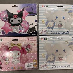 Cinnamon Roll Kuromi My Melody Balloon Set Hello kitty