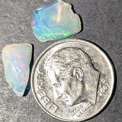 Australian White Opal 2 PCS LOT 