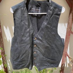 Mens Leather Vest 