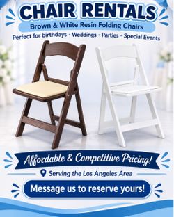 Resin chairs