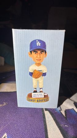 Rare 50th anniversary of Dodger Stadium Sandy Koufax Hall of Fame inductee bobble head