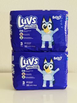 New Luvs Platinum Protection Diapers Size 3 (32ct)