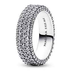 Guy Pandora Timeless Pavé Triple-Row Ring