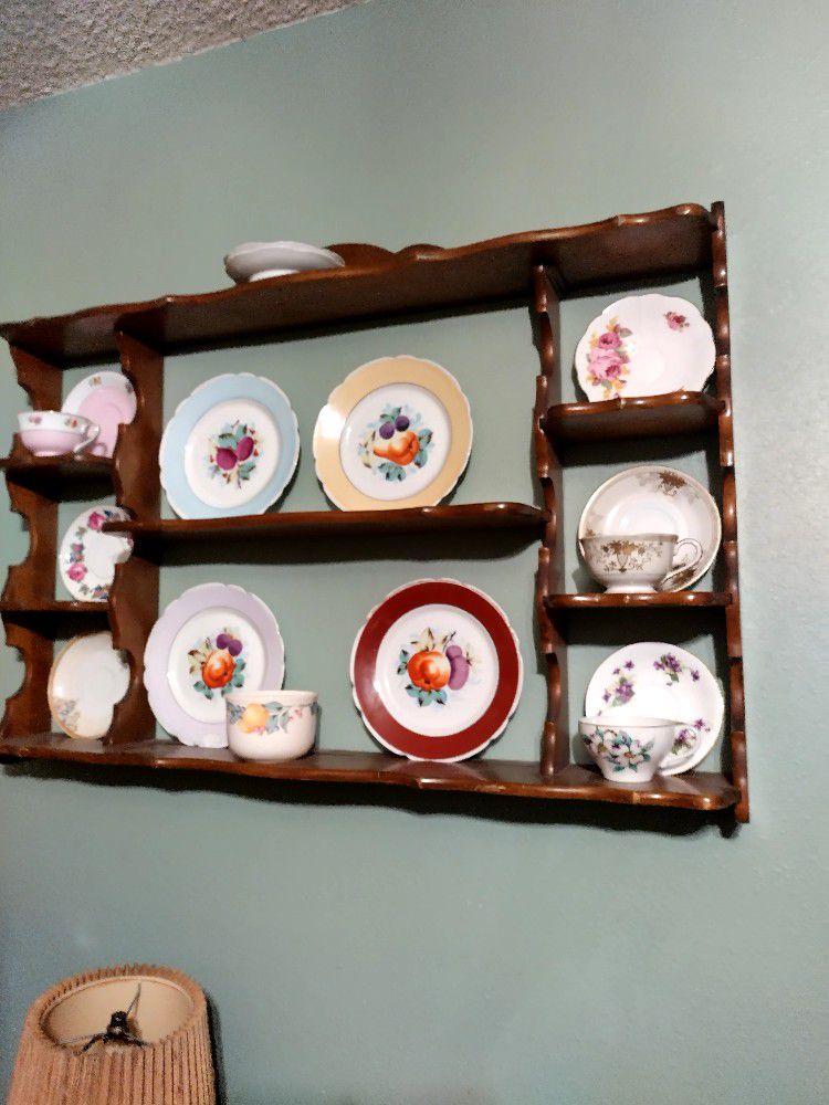 Tea Cups And Saucer Display With 1940s And Earlier Fine Porcelain Sets From Occupied Japan And China!