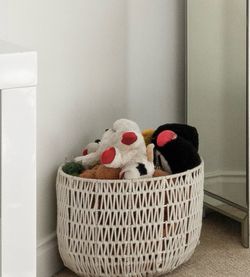 Large Cream Rope Basket — Threshold, No Defects