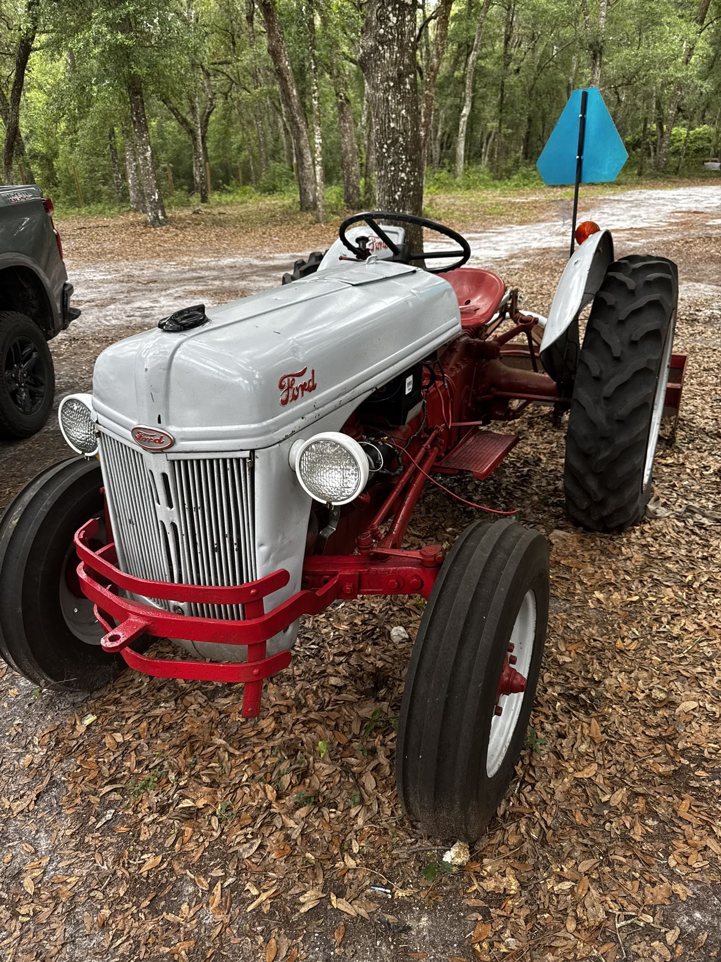 1953 Ford 8N tractor with Box Blade And Bush Hog