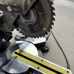 Ryobi 7 1/2 Inch Corded Sliding Miter Saw