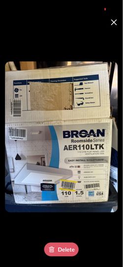 Broan Nu-tone bathroom fan