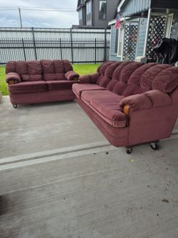 Sofa and Loveseat